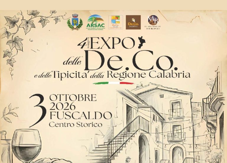 A Fuscaldo la 4ª Expo delle De.Co. di Calabria: il borgo protagonista di Borghi e Sapori